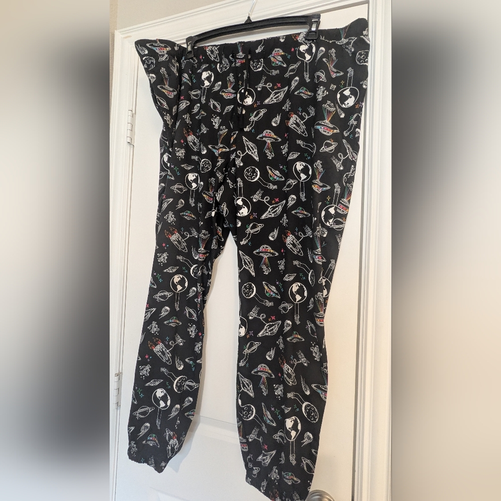 TomboyX Alien Space-Print Track Pants Suze 4x